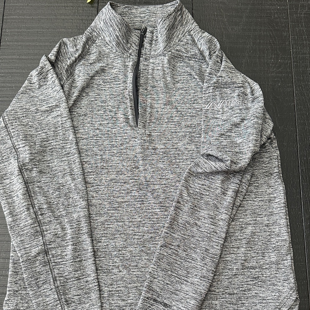 Bonobos Gray Zip Up Sweater